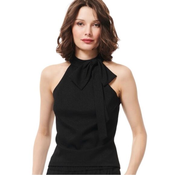 Ann Taylor Tops - Ann Taylor Loft crepe top sleeveless straight flowing cut Small neckline twisted